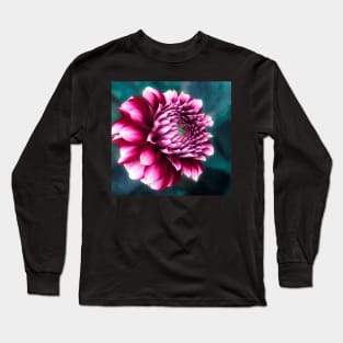 Dahlia in Red Long Sleeve T-Shirt